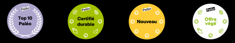 Labels et sélections Paléo