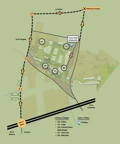 Plan d'accès Belleville