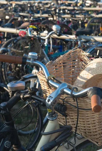 À vélo à Paléo