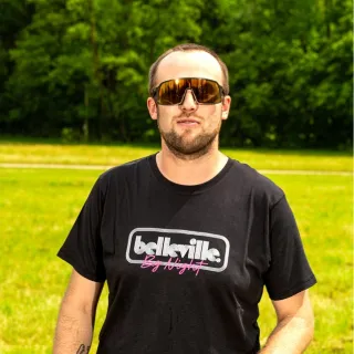 T-shirt unisexe noir - Belleville by Night